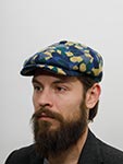 Кепка STETSON арт. 6870809 HATTERAS JACQUARD STETSON X THE FEEBLES (синий / желтый)